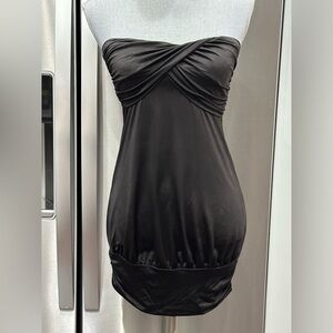 Twenty One black strapless mini dresss size small